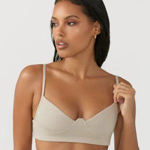 JOAH BROWN STRUCTURED TANK BRA S/M